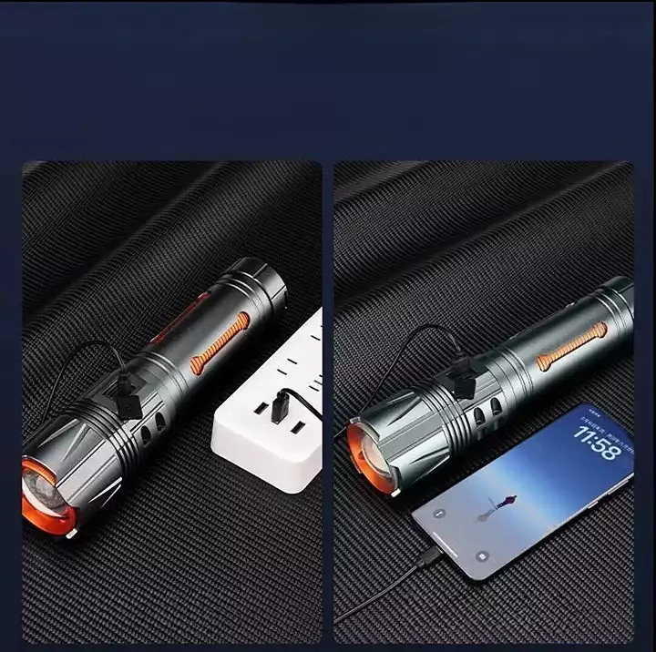 【SG-G530】🎁✨Multifunctional Rechargeable Outdoor Tactical Laser Zoom Flashlight 25000 Lumens